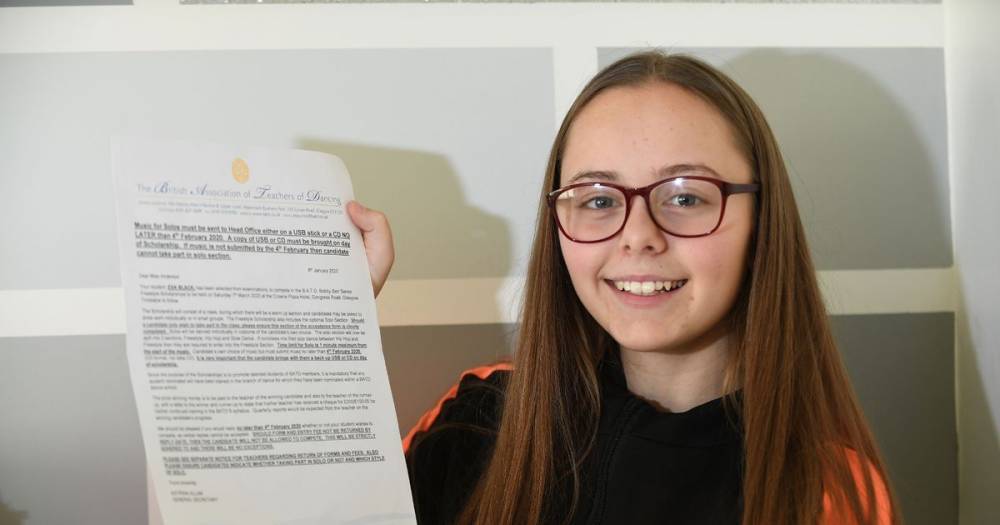 Talented Cambuslang teenager wins place in prestigious national dance-off - www.dailyrecord.co.uk - Britain