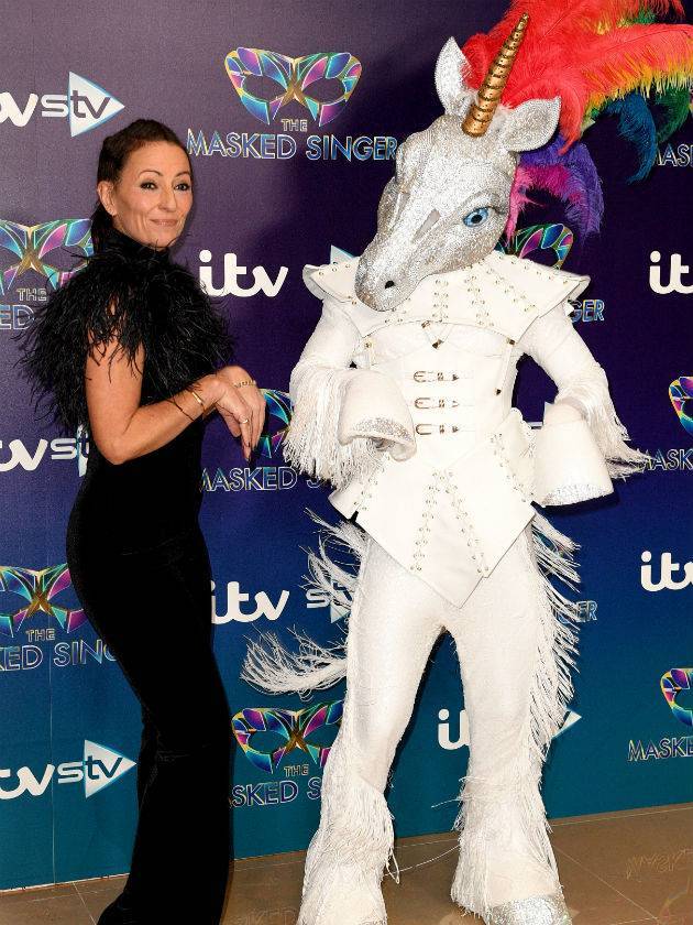 Davina McCall’s reaction to news The Masked Singer is returning for a second series - www.celebsnow.co.uk
