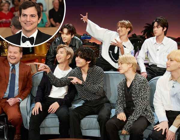 Watch BTS and Ashton Kutcher Play a Hilarious Game of Hide-and-Seek - www.eonline.com