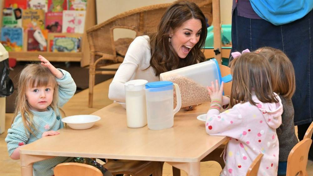 Kate Middleton Serves Children Breakfast as Part of Her New Royal Initiative - www.etonline.com