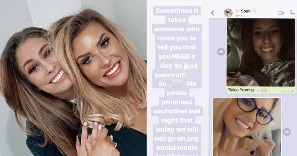 Stacey Solomon and Mrs Hinch go on social media ban after making 'pinky promise' pact - www.ok.co.uk