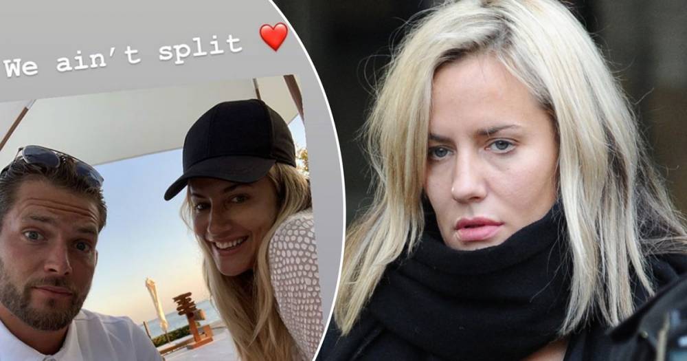 Caroline Flack's boyfriend Lewis Burton denies they've split after claims he was 'moving on' - www.ok.co.uk