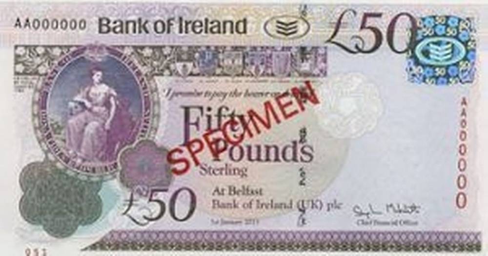 Scots warned as fake £50 Bank of Ireland notes circulate the country - www.dailyrecord.co.uk - Scotland - Ireland