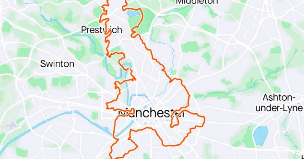 GPS runner creates 40-mile Strava map of the UK over Manchester to commemorate Brexit - www.manchestereveningnews.co.uk - Britain - Eu