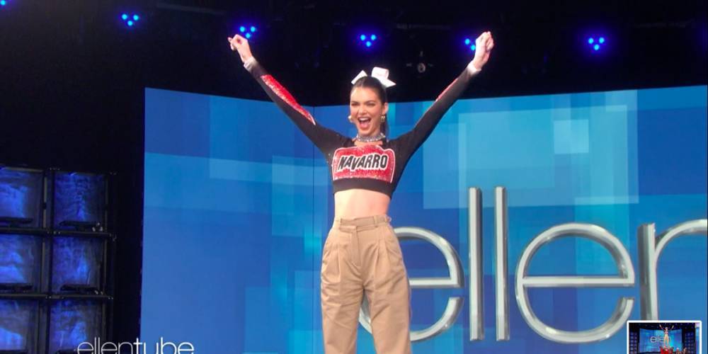 Watch Kendall Jenner Perform with the Cast of 'Cheer' on Ellen - www.cosmopolitan.com