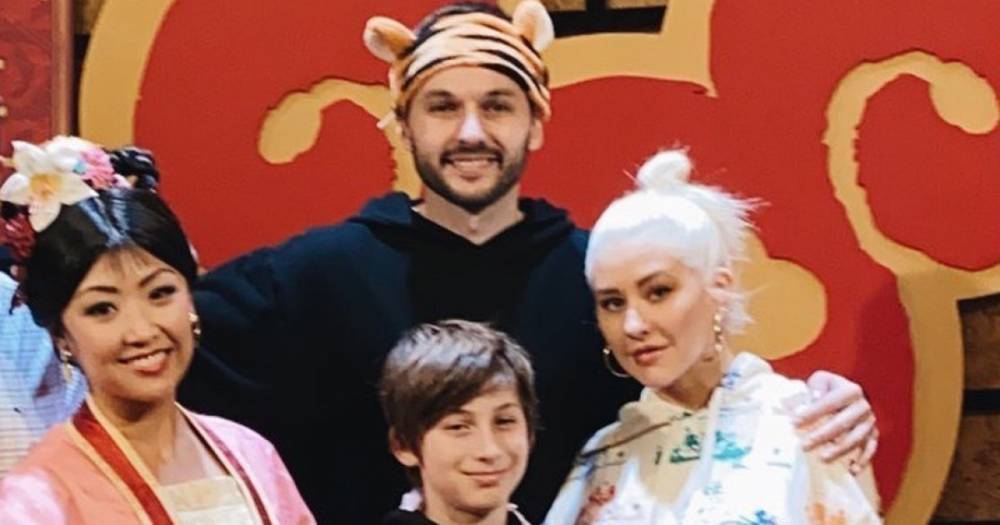 Christina Aguilera and Fiance Matthew Rutler Take Kids to Disneyland for ‘Fun Family Weekend’ - www.usmagazine.com