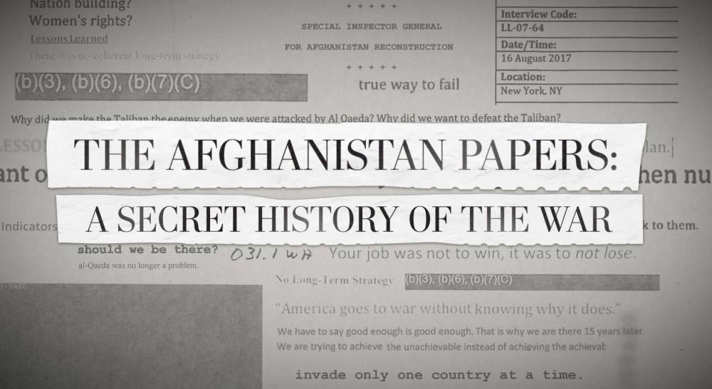 Amblin Television &amp; Alex Gibney To Adapt The Washington Post’s ‘Afghanistan Papers’ Into Limited Documentary Series &amp; Drama - deadline.com - Washington - Afghanistan