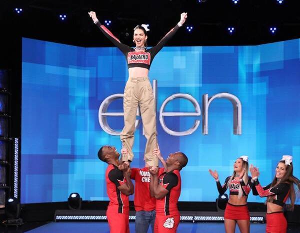 Cheer Superfan Kendall Jenner Do a Stunt With the Netflix Cast - www.eonline.com