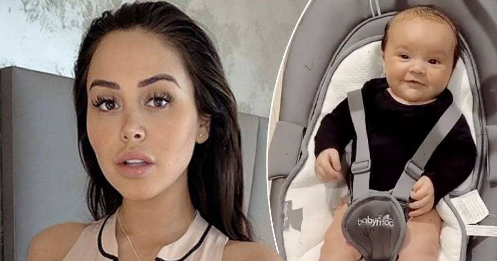 Marnie Simpson admits she struggles to sleep and wakes up at 'slightest noise' baby son Rox makes - www.ok.co.uk