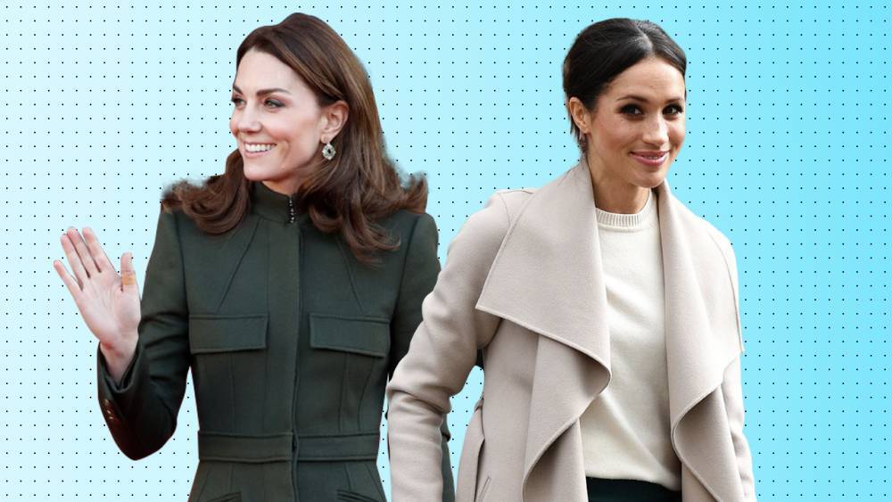The Best Winter Coats Kate Middleton and Meghan Markle Have Worn -- Shop the Looks - www.etonline.com