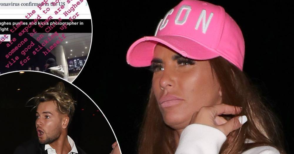Katie Price defends Chris Hughes for 'sticking up for himself' after he hits out at photographer at NTAs - www.ok.co.uk