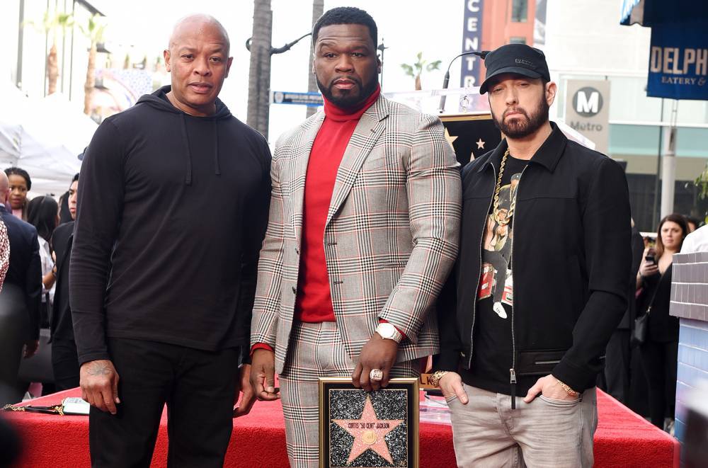 At 50 Cent Walk of Fame Ceremony, Eminem Jokes 'It's Much More Fun to Be His Friend Than His Enemy' - www.billboard.com