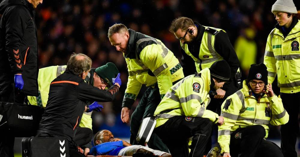 Rangers brand referee 'disgusting' after he 'mocked' Jermain Defoe following injury - www.dailyrecord.co.uk - county Ross