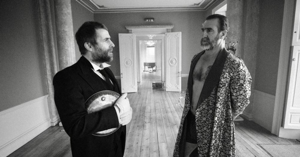 Manchester United legend Eric Cantona strips to his pants for new Liam Gallagher music video - www.manchestereveningnews.co.uk - Manchester