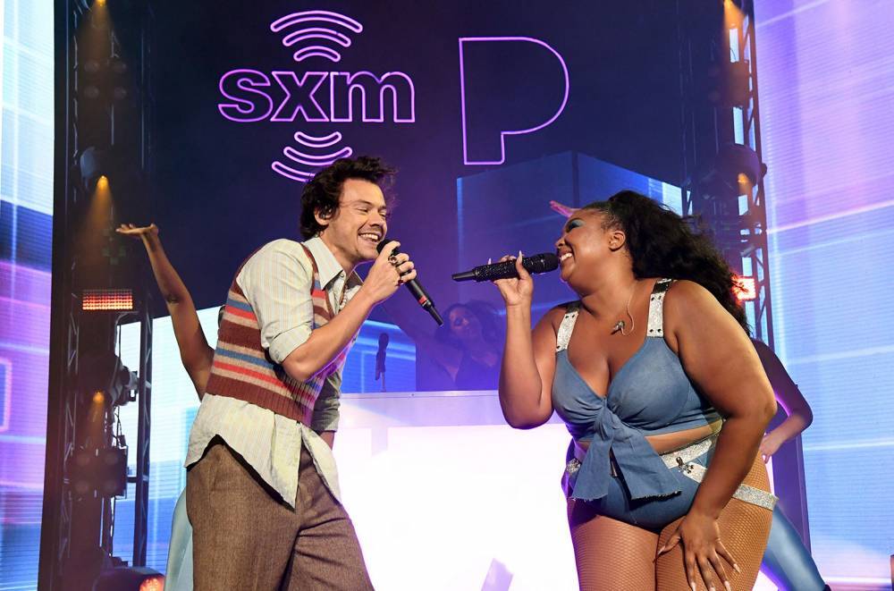 Watch Harry Styles Join Lizzo For a Surprise Performance of 'Juice' in Miami - www.billboard.com - Miami