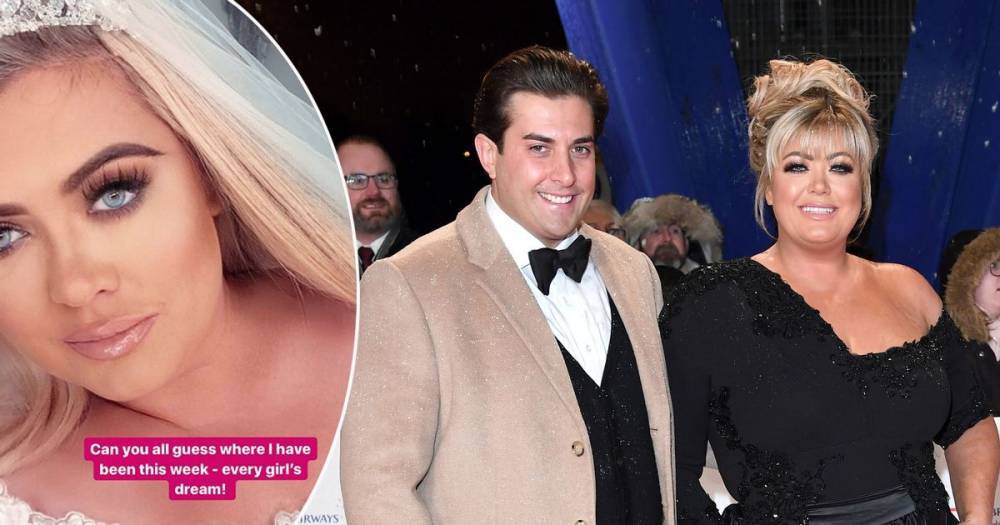 Gemma Collins sparks engagement news as she tries on wedding dresses and shares picture in bridal gown - www.ok.co.uk