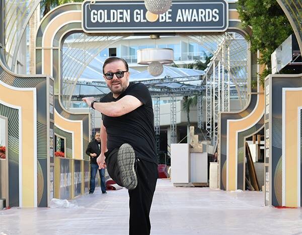 See Ricky Gervais and More Stars Get Red Carpet Ready for Golden Globes 2020 - www.eonline.com