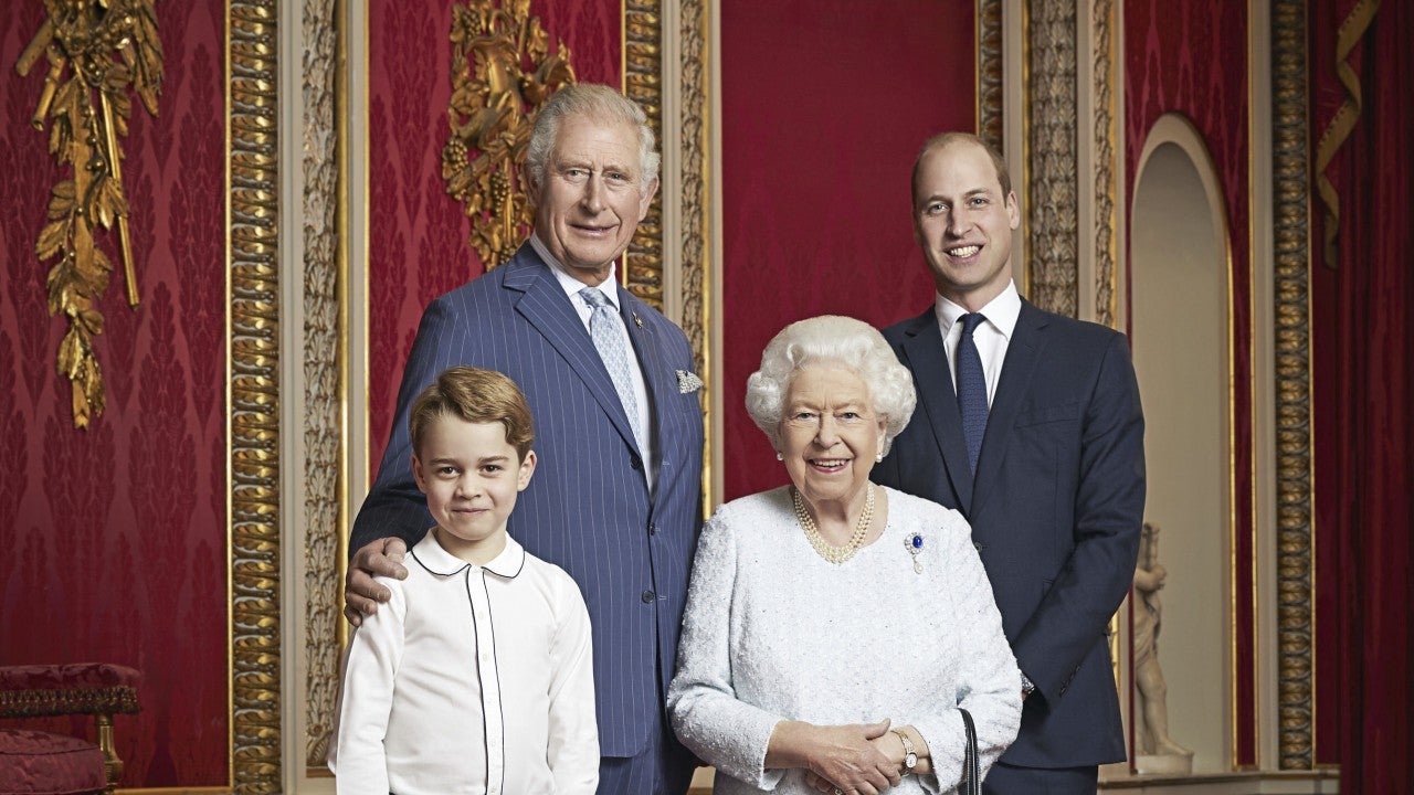 Prince George Shines in New Portrait With Queen Elizabeth, Prince William and Prince Charles - www.etonline.com - Britain - county Charles