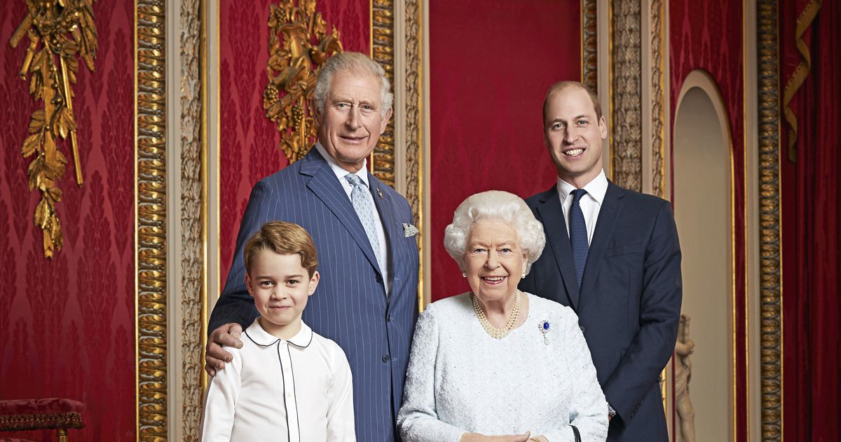 Prince George joins the Queen, Charles and William in historic new portrait marking new decade - www.ok.co.uk
