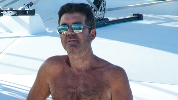 Simon Cowell, 60, Shows Off 20 Lb. Weight Loss While Shirtless &amp; Kissing GF Lauren Silverman — Pics - hollywoodlife.com - Barbados