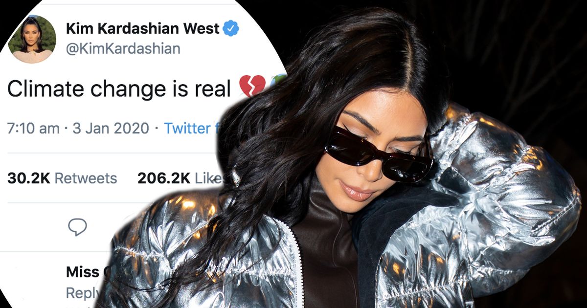 Kim Kardashian West goes viral as she's slammed for ‘hypocritical’ climate change tweet - www.ok.co.uk - Australia
