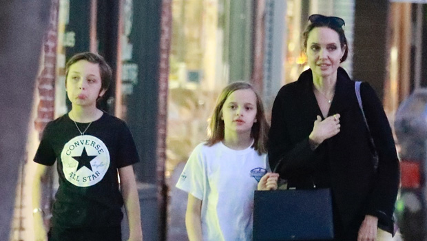 Angelina Jolie, 44, Is All Smiles With Twins Knox &amp; Vivienne, 11, During Fun Shopping Trip In LA - hollywoodlife.com - California