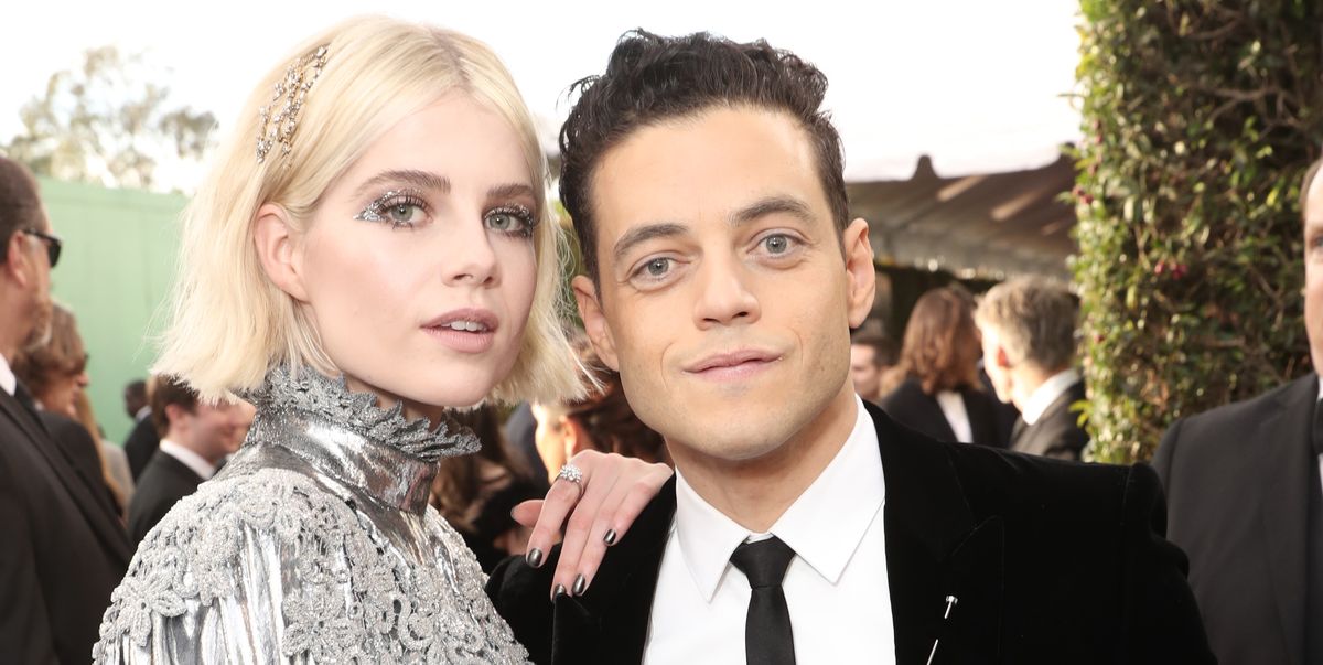 Rami Malek and Lucy Boynton Have Excellent Couple's Style at the 2020 Golden Globes - www.elle.com