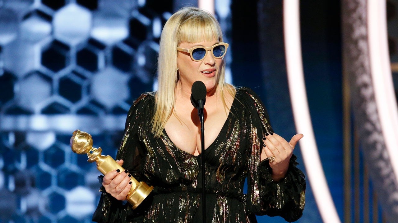 Patricia Arquette Gets Political in Passionate 2020 Golden Globes Speech Despite Host Ricky Gervais' Plea - www.etonline.com - USA - Iran