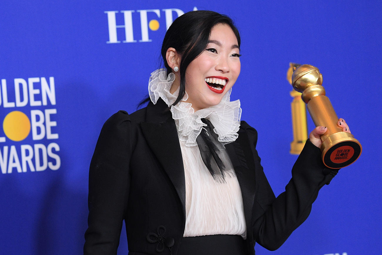 Awkwafina Makes History at the Golden Globes - www.tvguide.com