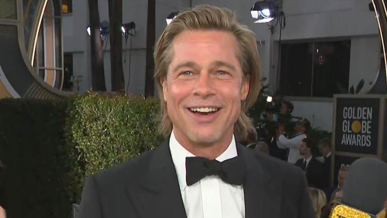 Jennifer Aniston Reacts to Brad Pitt's Dating Joke at 2020 Golden Globes - www.etonline.com