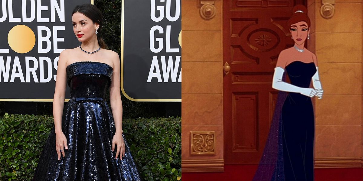 The Disney Princess Vibes Were Real at the Golden Globes Red Carpet - www.cosmopolitan.com