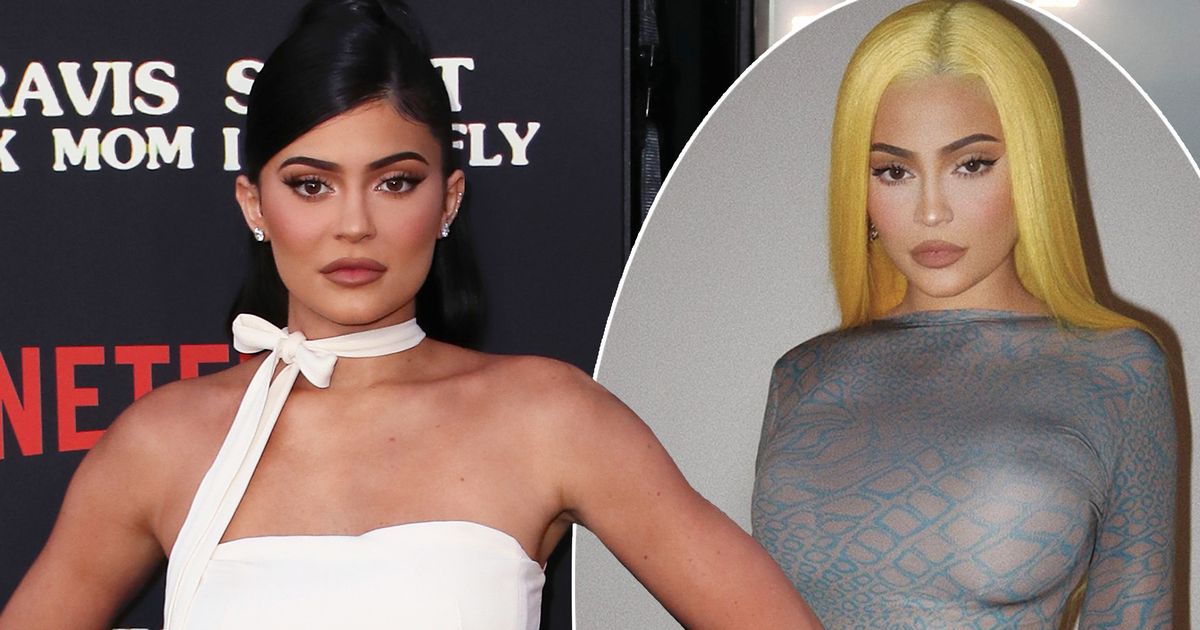Kylie Jenner debuts new electric yellow hair as she flaunts incredible hourglass figure - www.ok.co.uk