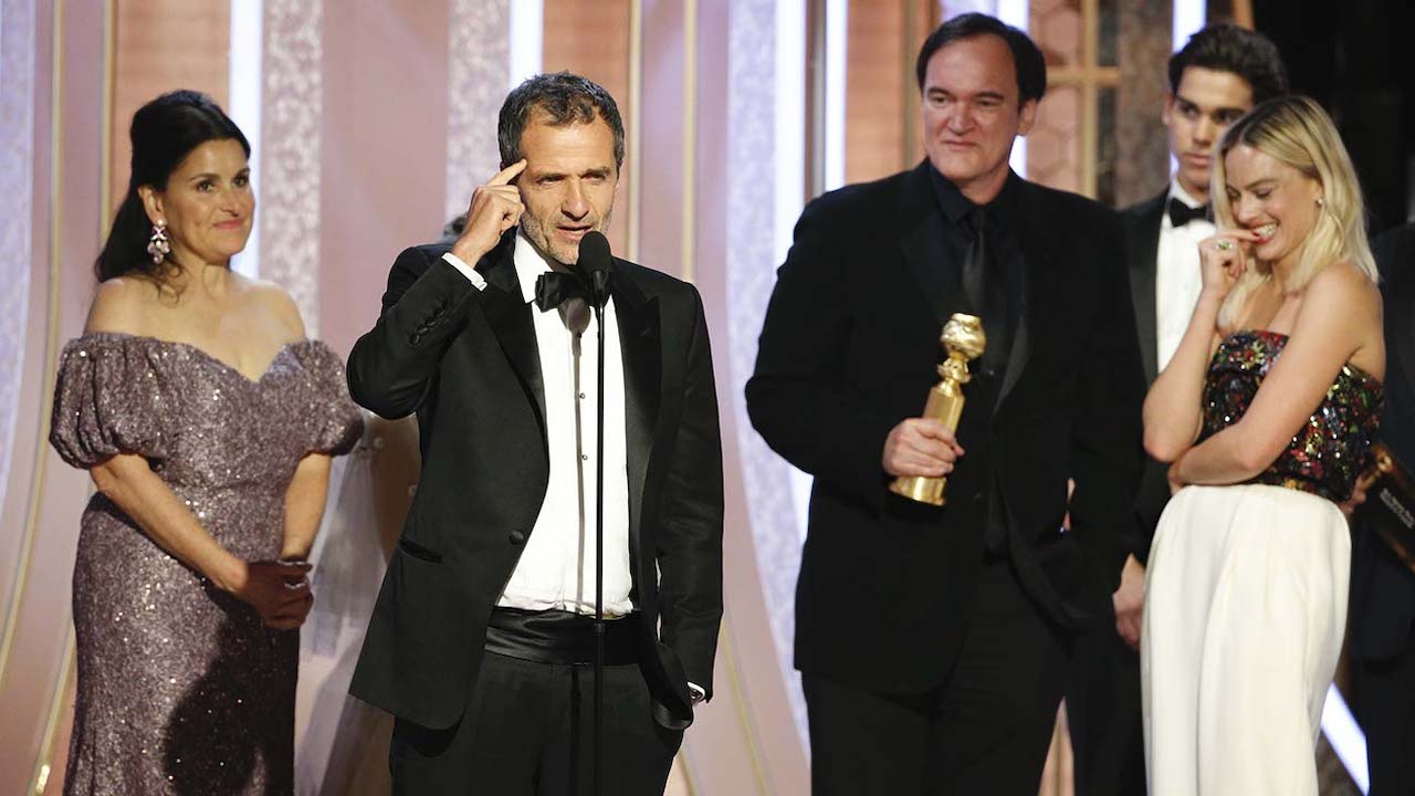 Golden Globes: 'Once Upon a Time in Hollywood' Producer Thanks "Maestro" Quentin Tarantino - www.hollywoodreporter.com - Hollywood