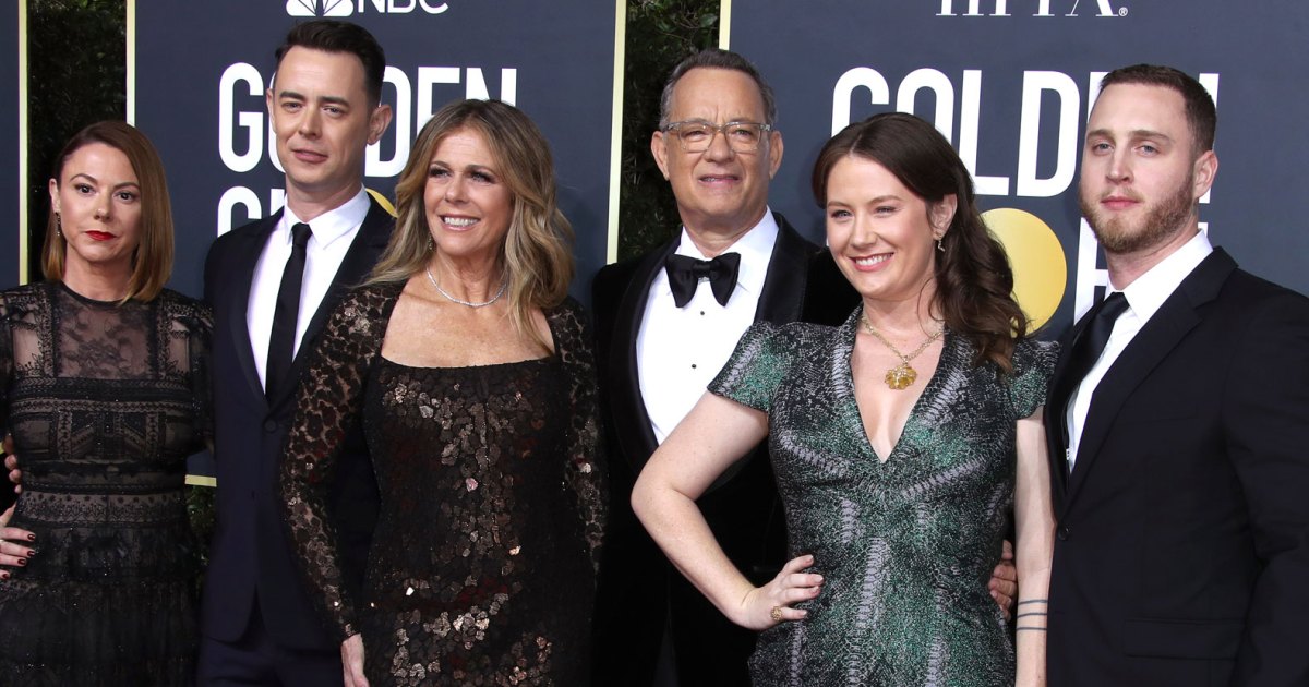 Laura Dern, Tom Hanks and More Celebrities Bring Family Members to the 2020 Golden Globes - www.usmagazine.com - Los Angeles