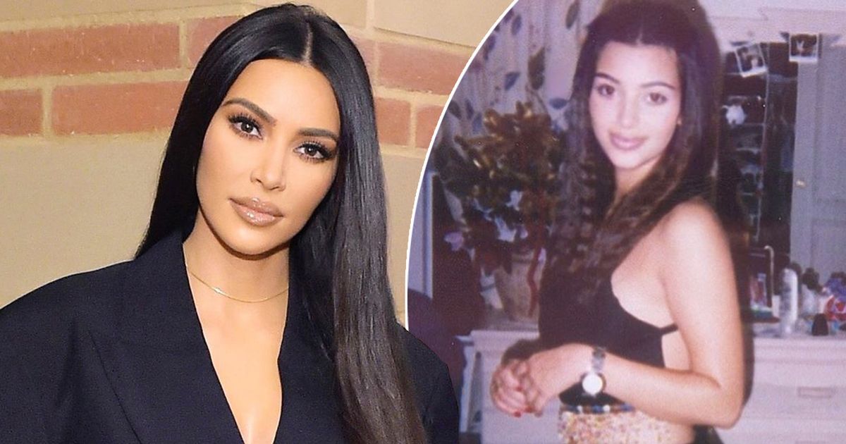 Kim Kardashian looks unrecognisable as she shares throwback photo of when she was just a teen - www.ok.co.uk