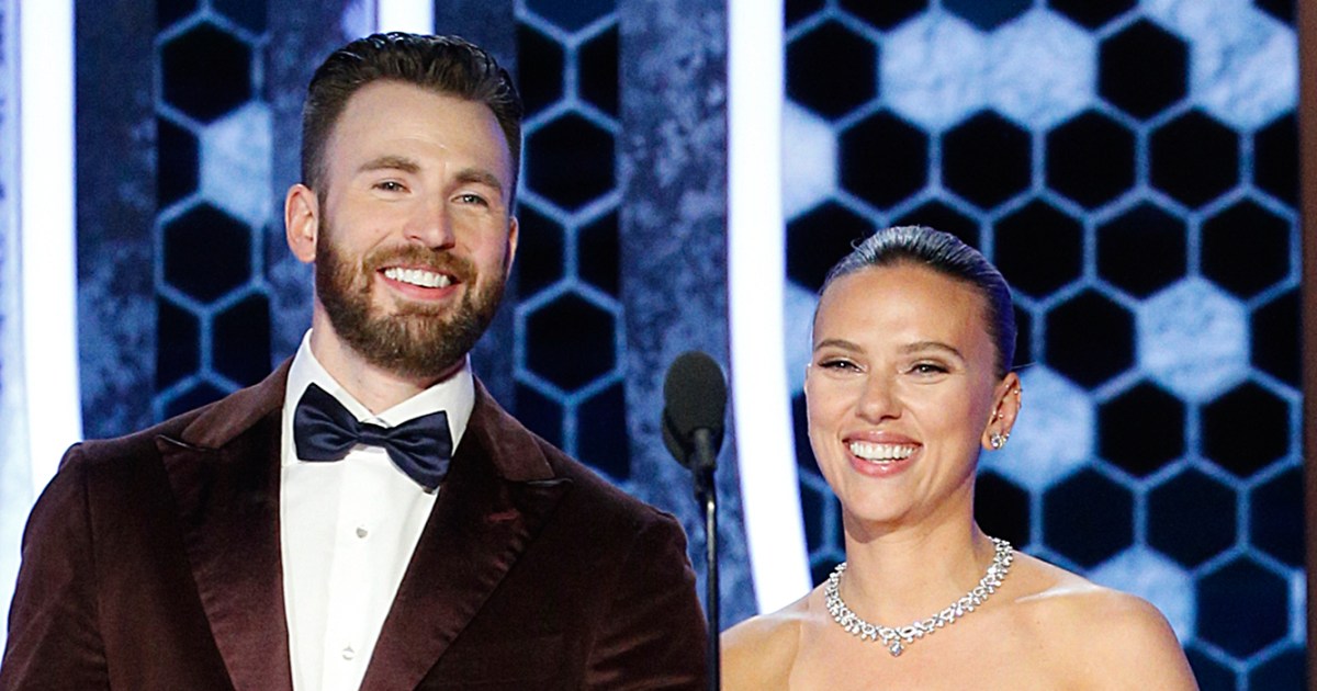 Chris Evans Helped Pal Scarlett Johansson With Her Dress in Sweet Unseen Golden Globes Moment - www.usmagazine.com - Hollywood