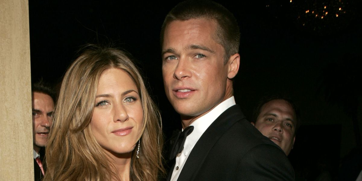Brad Pitt and Jennifer Aniston Reunited at a Golden Globes After-Party Last Night - www.harpersbazaar.com