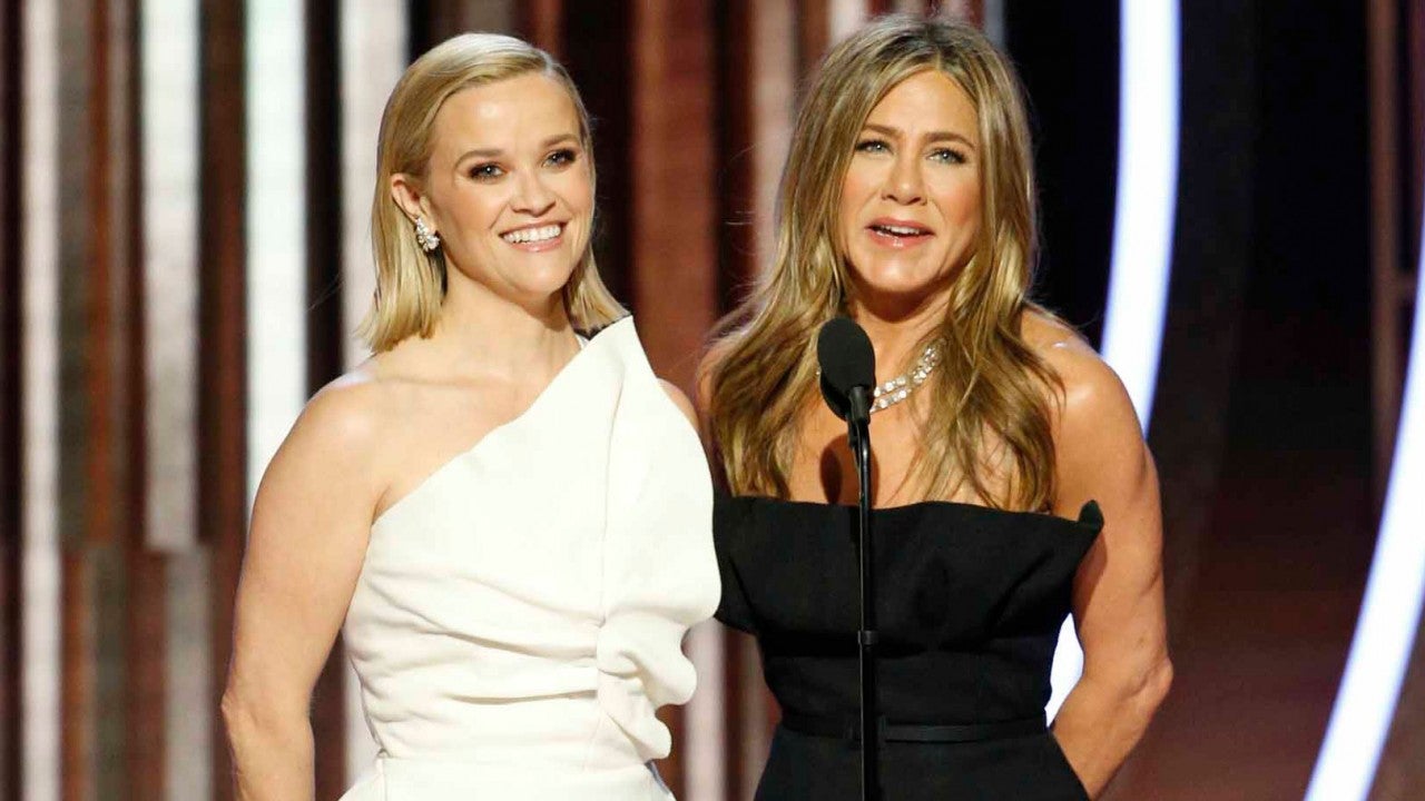 Jennifer Aniston Drank Beyonce's Champagne at Golden Globes Thanks to Reese Witherspoon - www.etonline.com - county Love