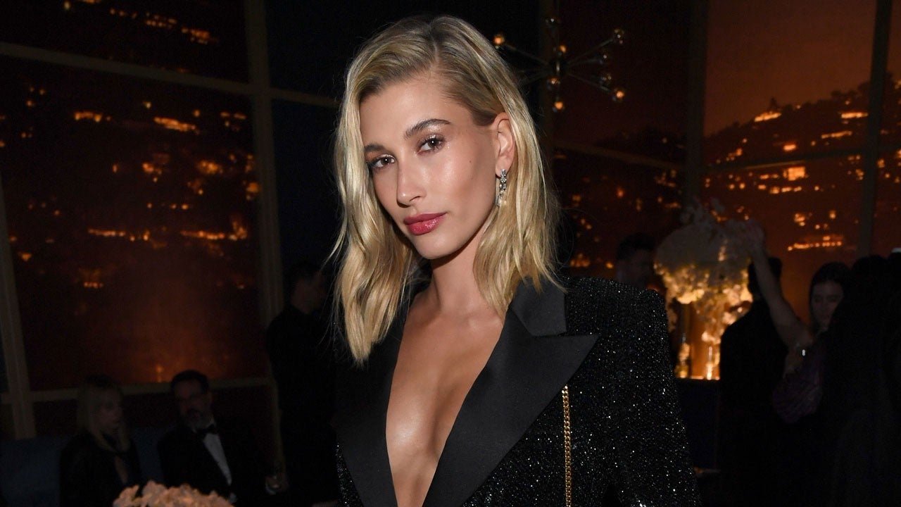 Hailey Bieber Plays Husband Justin Bieber's 'Yummy' While Eating Cake by the Handful at Golden Globes Party - www.etonline.com