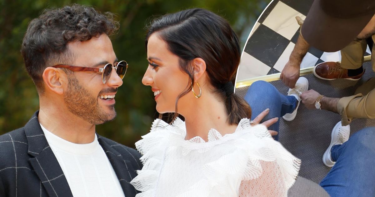 Pregnant Lucy Mecklenburgh shares sweet photo of fiancé Ryan Thomas tying her shoelaces - www.ok.co.uk