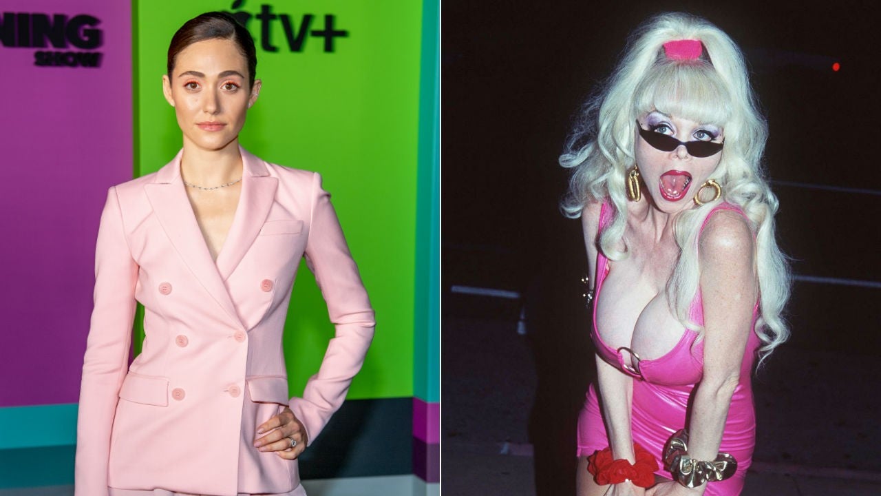 Emmy Rossum Is Unrecognizable in First Photo of Her as L.A. Billboard Diva Angelyne - www.etonline.com