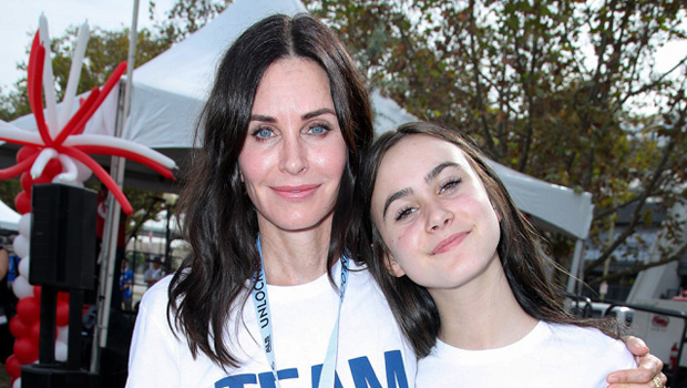 Courteney Cox &amp; Daughter Coco, 15, Basically Recreate Iconic ‘Friends’ Scene In New Dance Video - hollywoodlife.com