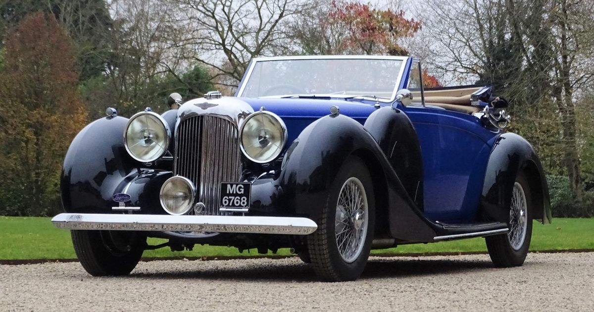 Lagonda V12 Drophead Coupe set to sell for £400,000 - www.dailyrecord.co.uk - Britain