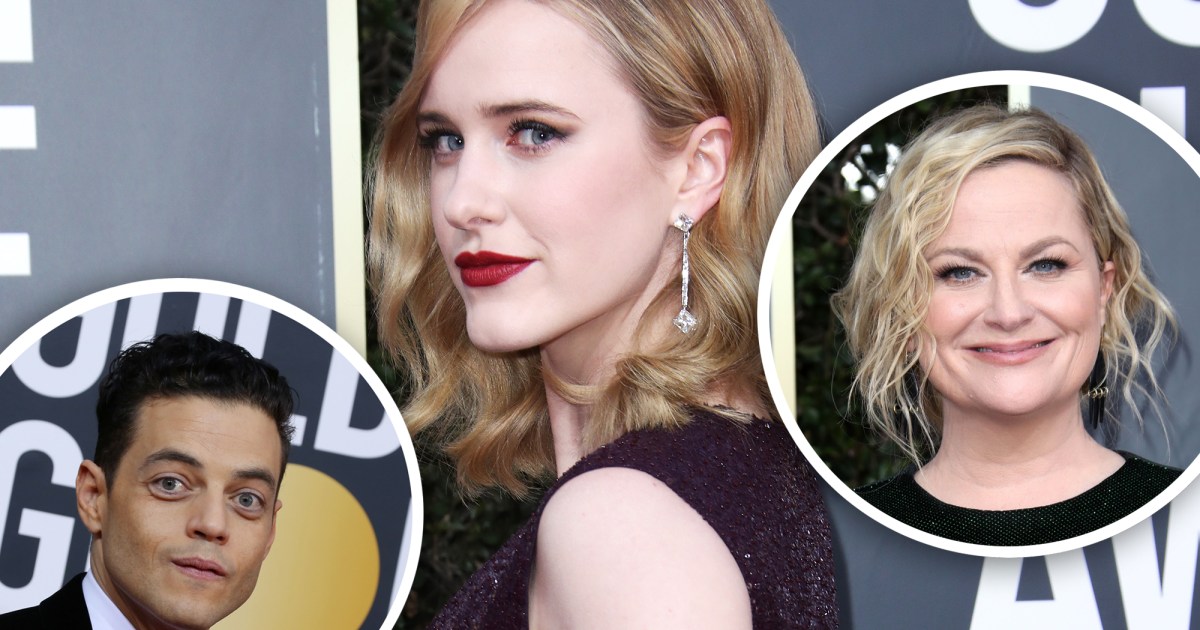 Rachel Brosnahan Shares How Amy Poehler and Rami Malek Rescued Her Husband From a Wardrobe Malfunction - www.usmagazine.com