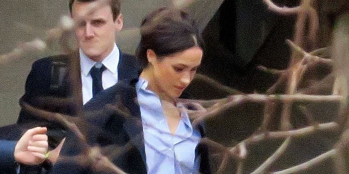 Meghan Markle Stepped Out in the Perfect Business Casual Outfit for a Private Meeting in London - www.elle.com - London