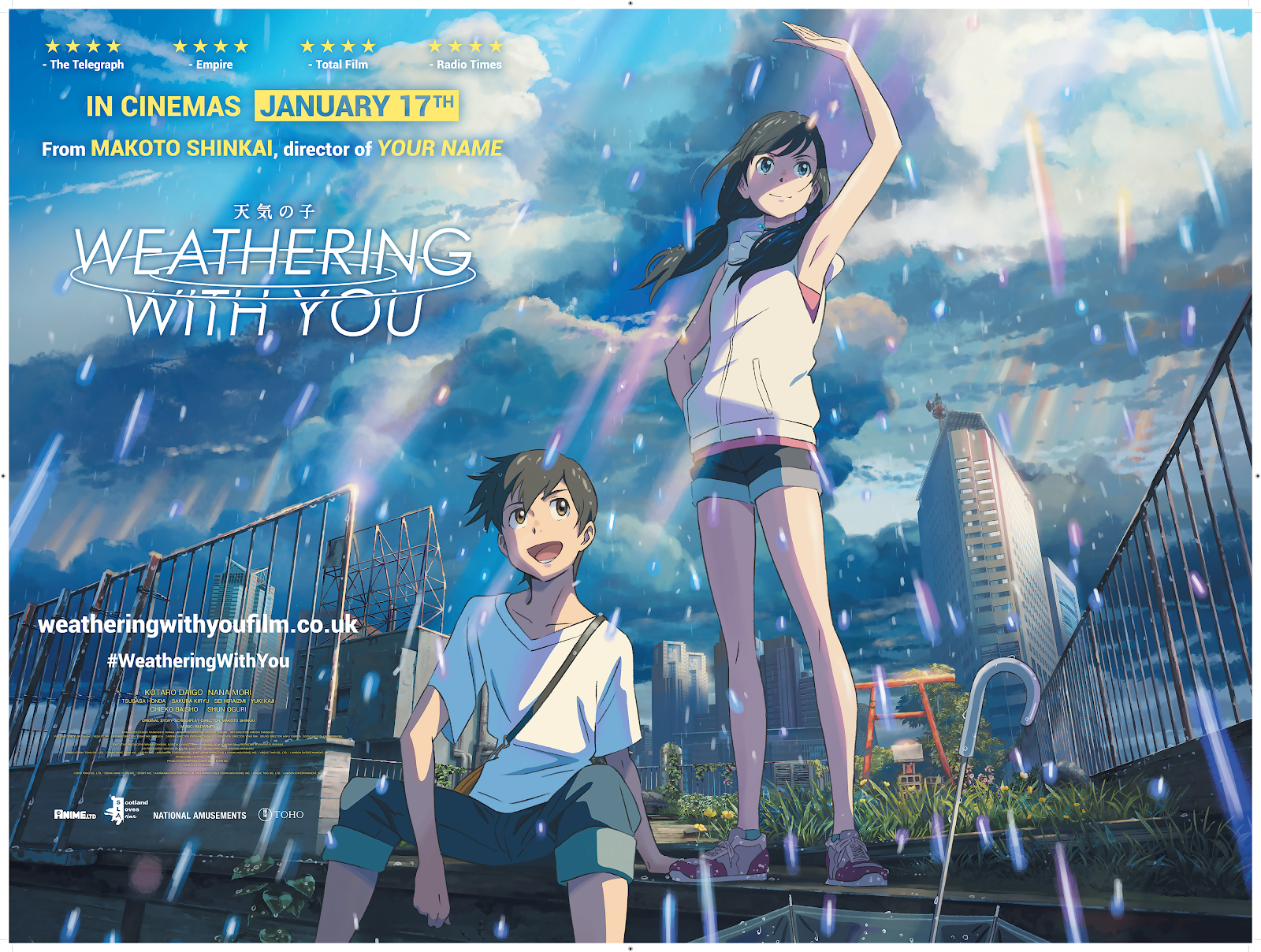 ‘Weathering With You’ - www.thehollywoodnews.com - Britain - Tokyo