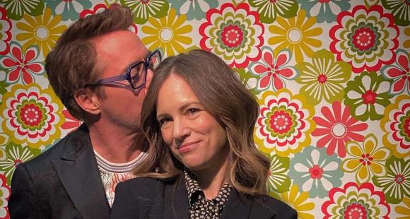 PHOTO: Robert Downey Jr and Susan Downey share a romantic moment during the promotions of Dolittle - www.pinkvilla.com