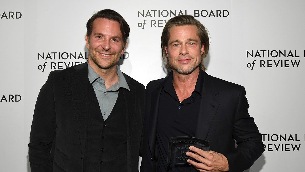 Brad Pitt Credits Bradley Cooper for His Sobriety Upon Accepting a National Board of Review Award - www.etonline.com