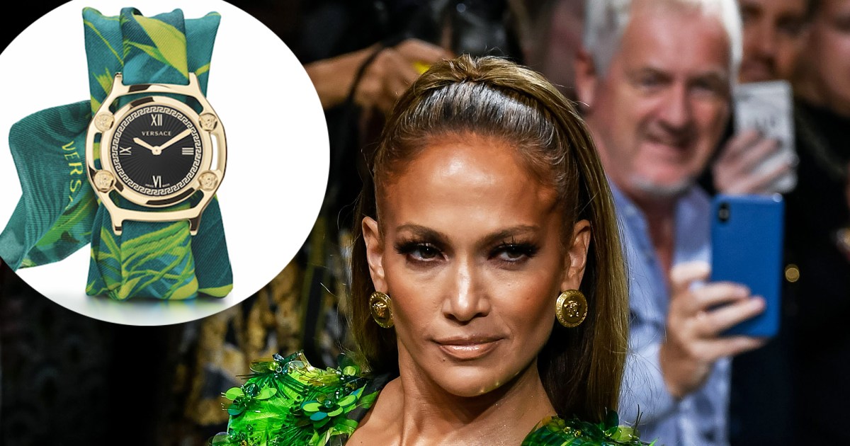 Jennifer Lopez’s Iconic Versace Dress Is Now a Watch, Thanks to Donatella Versace Herself - www.usmagazine.com - Italy