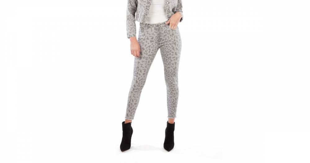 These Grey Leopard Jeans Will Stand Out in Every Crowd — For 40% Off! - www.usmagazine.com